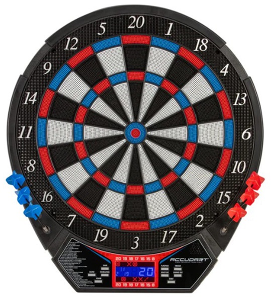 Accudart Rogue 15.5" Electronic Dartboard DA9400W Playground