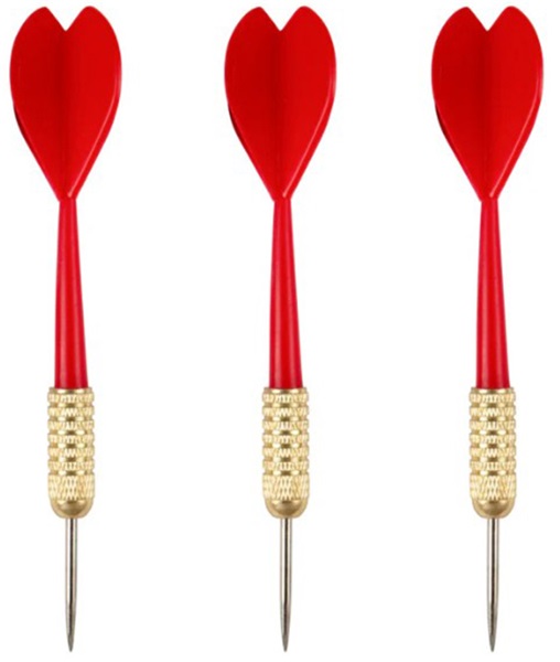 Accudart 3pk Recreation Steel Tip Darts DA1001W Playground Equipment