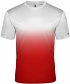 Badger Adult (AM - Graphite) Short Sleeve Ombre T Shirt 