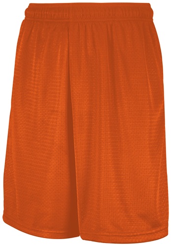 Russell 9" Adult Mesh Shorts w/Pockets (AL - Burnt Orange)