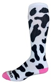 Over-The-Calf Cow Moo Socks PAIR