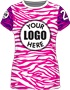 Sublimated Womens/Girls All-Sport Jersey - Custom "Wild" Cool Performance Crew