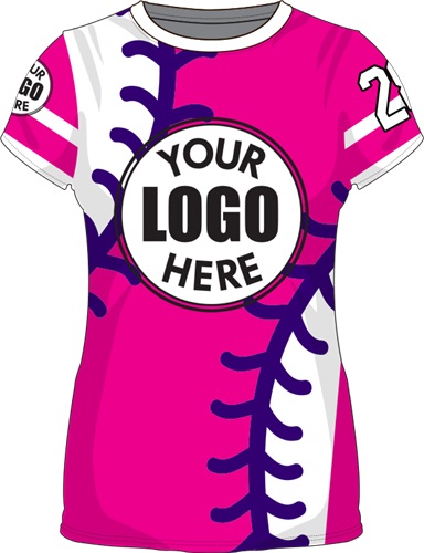 Sublimated Womens/Girls All-Sport Jersey - Custom "Baseball" Cool Performance Crew