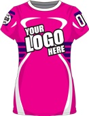 Sublimated Womens/Girls All-Sport Jersey - Custom "Cobra" Cool Performance Crew