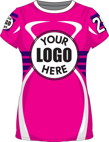 Sublimated Womens/Girls All-Sport Jersey - Custom "Cobra" Cool Performance Crew