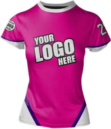 Sublimated Womens/Girls All-Sport Jersey - Custom "Ellipses" Cool Performance Crew