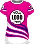 Sublimated Womens/Girls All-Sport Jersey - Custom "Fire" Cool Performance Crew