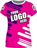 Sublimated Womens/Girls All-Sport Jersey - Custom "Flow" Cool Performance Crew