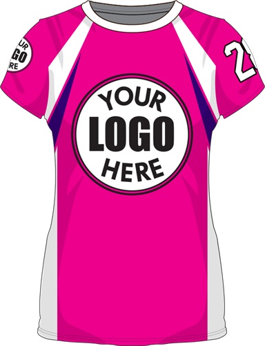 Sublimated Womens/Girls All-Sport Jersey - Custom "Prism" Cool Performance Crew