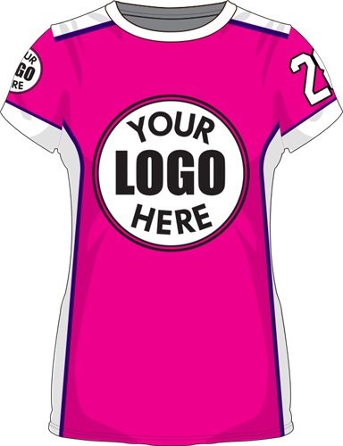 Sublimated Womens/Girls All-Sport Jersey - Custom "Pump" Cool Performance Crew