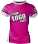 Sublimated Womens/Girls All-Sport Jersey - Custom "Pump" Cool Performance Crew
