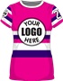 Womens/Girls Crew Horizontal Stripes Cool Performance Sublimated Jersey