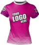 Sublimated Womens/Girls All-Sport Jersey - Custom "Triangles" Cool Performance Crew