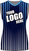 Womens/Girls Sublimated Basketball Jersey - Custom "Rays" Cool Performance Tank