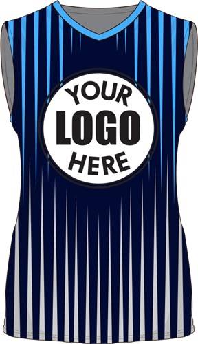 Womens/Girls Rays Cool Performance Sublimated V-Neck Basketball Jersey