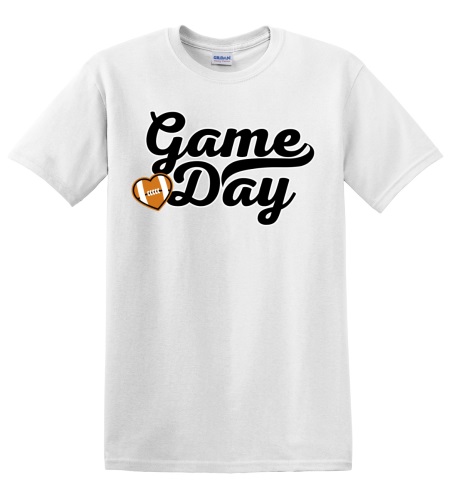 Epic Adult/Youth FB Heart Game Day Cotton Graphic T-Shirts. Free shipping.  Some exclusions apply.