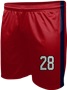 All-Sport Sublimated 7" Game Short - Custom "TwoStripe" Cool Performance Game Gear