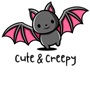 Epic Adult/Youth Cute Creepy Bat Cotton Graphic T-Shirts