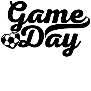 Epic Adult/Youth Game Day Soccer Heart Cotton Graphic T-Shirts