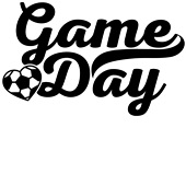 Epic Ladies Game Day Soccer Heart V-Neck Graphic T-Shirts