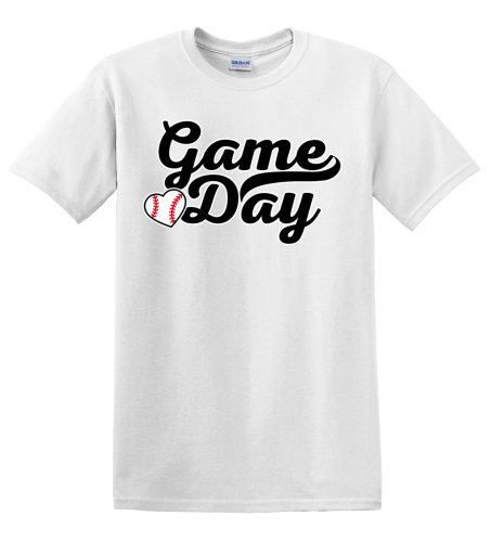 Epic Adult/Youth Game Day Baseball Heart Cotton Graphic T-Shirts. Free shipping.  Some exclusions apply.