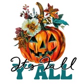 Epic Adult/Youth Its Fall Yall Pumpkin Autumn Cotton Graphic T-Shirts