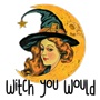 Epic Adult/Youth Witch You Would Crescent Moon Cotton Graphic T-Shirts