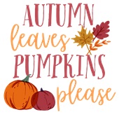 Epic Ladies Fall Autumn Leaves Pumpkins Please V-Neck Graphic T-Shirts