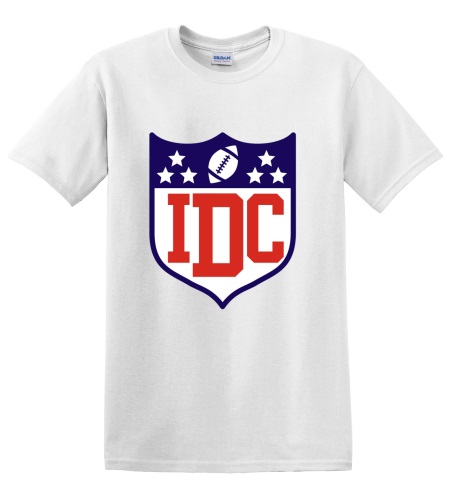 Epic Adult/Youth Football IDC I Dont Care National League Cotton Graphic T-Shirts. Free shipping.  Some exclusions apply.