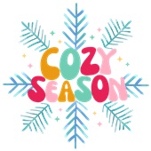 Epic Ladies COZY SEASON Winter Cold Snow Snuggle V-Neck Graphic T-Shirts