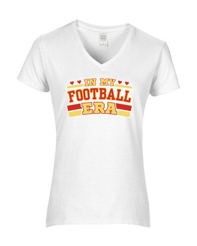 Epic Ladies In My Football Era Swifties V-Neck Graphic T-Shirts. Free shipping.  Some exclusions apply.