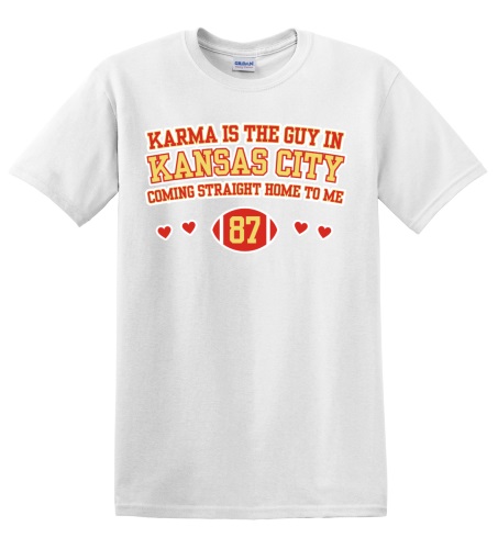 Epic Adult/Youth Karma is the Guy Kansas City Swiftie 87 Cotton Graphic T-Shirts. Free shipping.  Some exclusions apply.