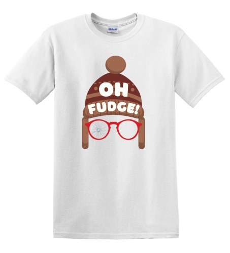 Epic Adult/Youth Oh Fudge Shoot Your Eye Christmas Story Cotton Graphic T-Shirts. Free shipping.  Some exclusions apply.