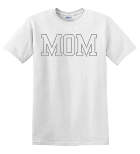 Epic Adult/Youth MOM varsity sports biggest fan gray Cotton Graphic T-Shirts. Free shipping.  Some exclusions apply.