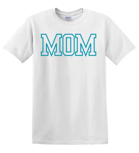 Epic Adult/Youth MOM varsity sports biggest fan blue Cotton Graphic T-Shirts. Free shipping.  Some exclusions apply.