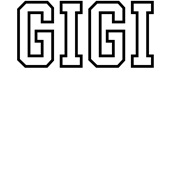 Epic Ladies GIGI varsity sports biggest fan blk V-Neck Graphic T-Shirts