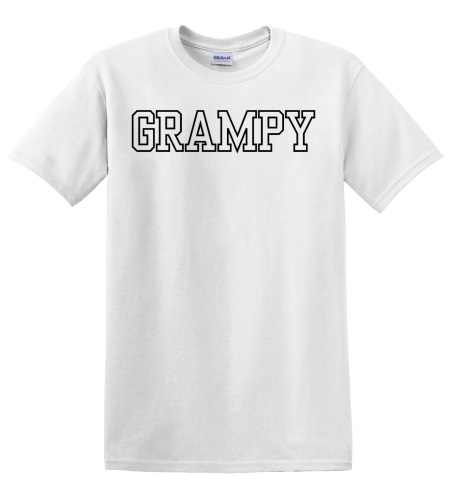 Epic Adult/Youth GRAMPY varsity sports biggest fan blk Cotton Graphic T-Shirts. Free shipping.  Some exclusions apply.