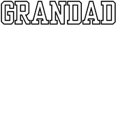 Epic Adult/Youth GRANDAD  varsity sports biggest fan blk Cotton Graphic T-Shirts