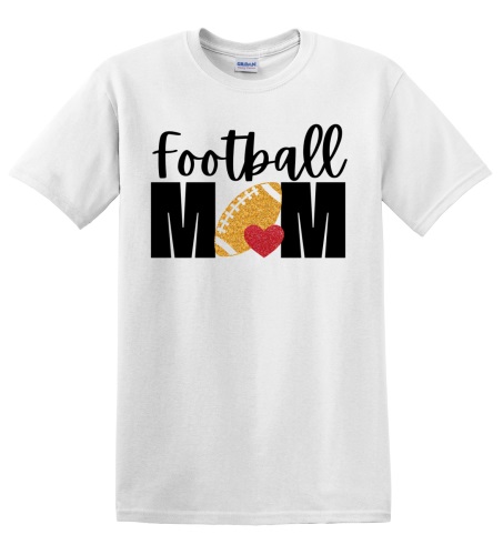 Epic Adult/Youth Football Mom Love Cotton Graphic T-Shirts. Free shipping.  Some exclusions apply.