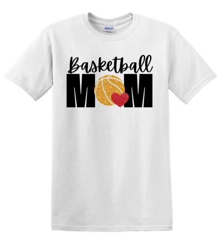 Epic Adult/Youth Basketball Mom Love Cotton Graphic T-Shirts. Free shipping.  Some exclusions apply.