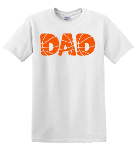 Epic Adult/Youth Dad Basketball Letters Font Cotton Graphic T-Shirts. Free shipping.  Some exclusions apply.