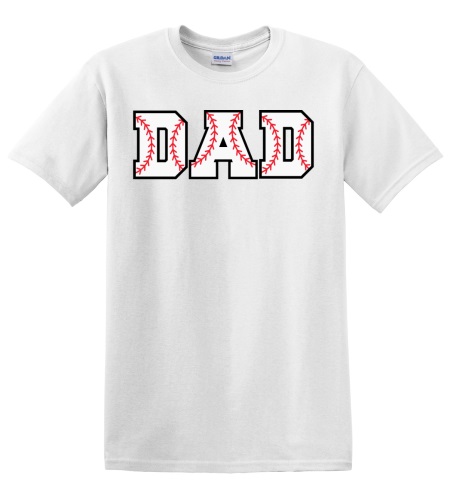 Epic Adult/Youth DAD Baseball Font Sports Fan Cotton Graphic T-Shirts. Free shipping.  Some exclusions apply.