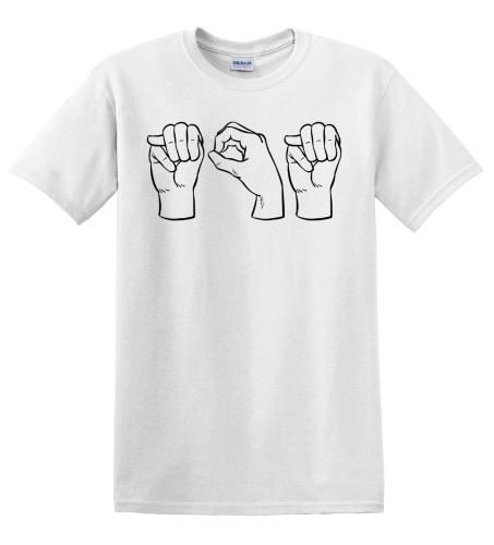 Epic Adult/Youth MOM Sign Language ASL Message Cotton Graphic T-Shirts. Free shipping.  Some exclusions apply.