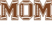 Epic Adult/Youth MOM Football Font Sports Fan Cotton Graphic T-Shirts