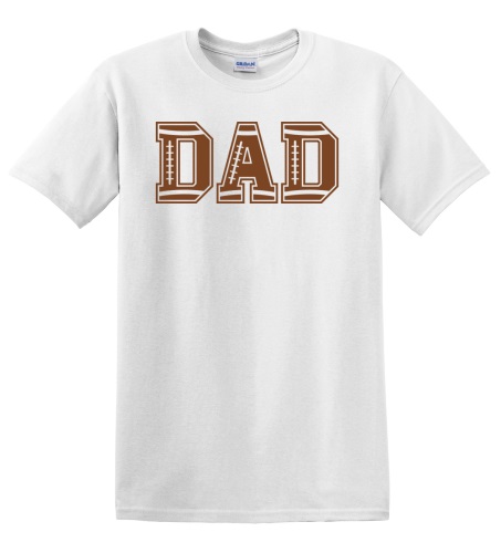 Epic Adult/Youth DAD Football Font Sports Fan Cotton Graphic T-Shirts. Free shipping.  Some exclusions apply.