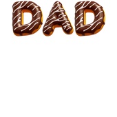 Epic Ladies Donuts with DAD Doughnuts Chocolate V-Neck Graphic T-Shirts