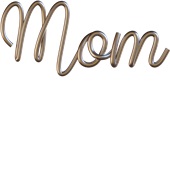 Epic Adult/Youth MOM Metallic Wire Paperclip Font Cotton Graphic T-Shirts