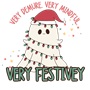 Epic Adult/Youth Very Cutesy Ghosties Festive Holidays Cotton Graphic T-Shirts