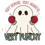 Epic Adult/Youth Very Cutesy Ghosties Boxing Punch Cotton Graphic T-Shirts