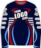 Custom Shooting Shirt - Sublimated "Cobra" Long-Sleeve Unisex Crew Tee